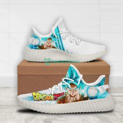 Son Goku Super Saiyan Blue Custom Dragon Ball Anime Yeezy Shoes For Fans Product Photo 2