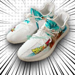 Son Goku Super Saiyan Blue Custom Dragon Ball Anime Yeezy Shoes For Fans Product Photo 1