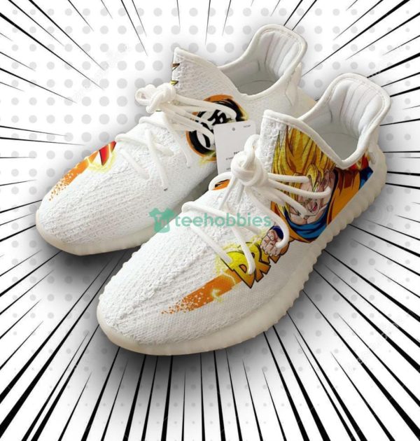 Son Goku Super Saiyan Custom Dragon Ball Anime Yeezy Shoes For Fans Product Photo 1