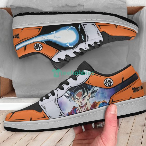 Son Goku Ultra Instinct Custom Dragon Ball Anime Air Jordan Low Top Shoesproduct photo 3