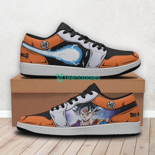 Son Goku Ultra Instinct Custom Dragon Ball Anime Air Jordan Low Top Shoesproduct photo 4