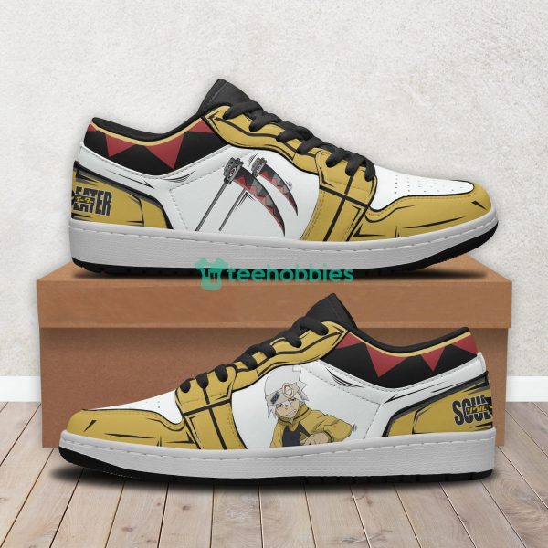 Soul Evans Soul Eater Custom Anime Air Jordan Low Top Shoesproduct photo 5