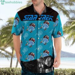 Star Trek The Next Generation Science Officer Hawaiian Shirt image Star Trek The Next Generation Science Officer Hawaiian Shirtproduct photo 2