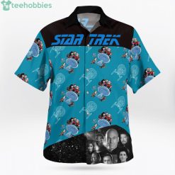 Star Trek The Next Generation Science Officer Hawaiian Shirt image Star Trek The Next Generation Science Officer Hawaiian Shirtproduct photo 3