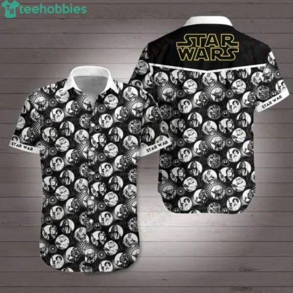 Star Wars All Over Printed Short Sleeves Hawaiian Shirtproduct photo 1