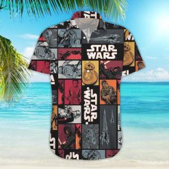 Star Wars Characters Manga Art All Over Print Hawaiian Shirtproduct photo 2