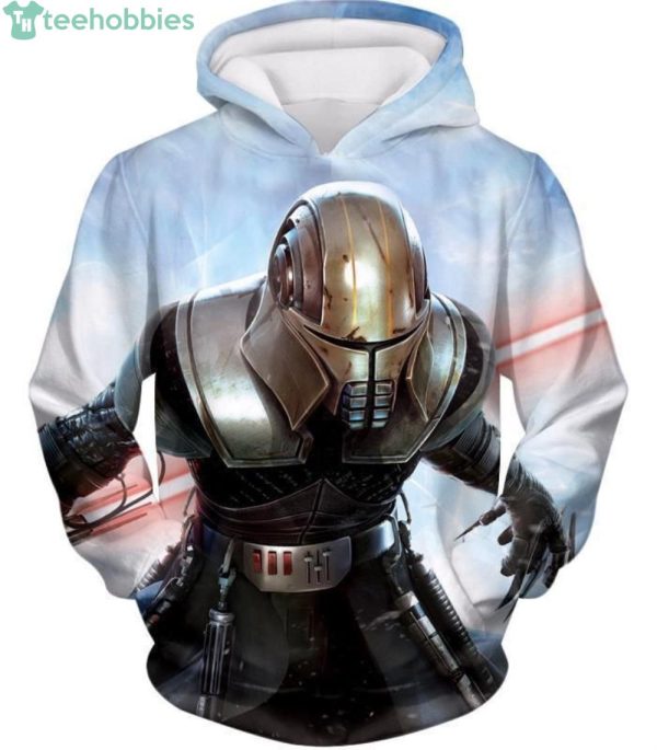 Star Wars Clone Wars Trooper Lightsaber All Over Print 3D Hoodieproduct photo 1