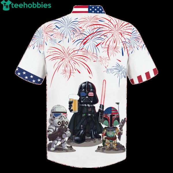 Star Wars Darth Vader And Clone Trooper Armor Hawaiian Shirtproduct photo 2