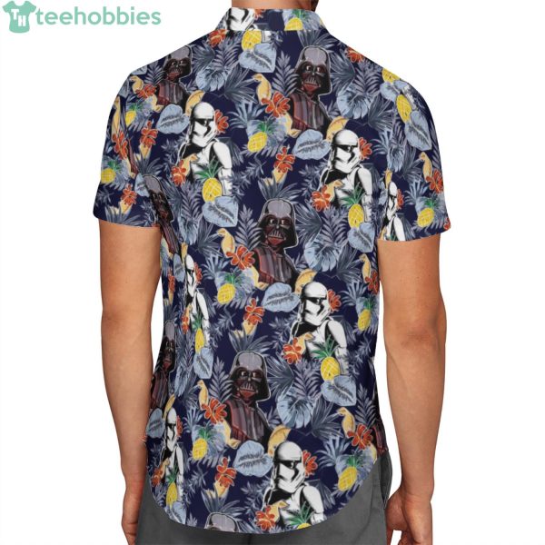 Star Wars Darth Vader Stormtrooper Flower Hawaiian Shirtproduct photo 2