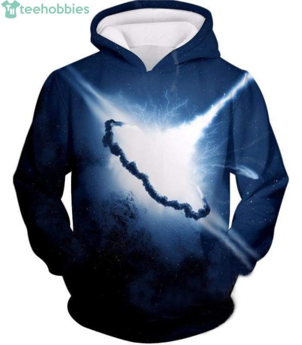Star Wars Death Star Impact All Over Print 3D Hoodieproduct photo 1