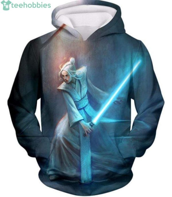 Star Wars Master Atris Action White Haired All Over Print 3D Hoodieproduct photo 1