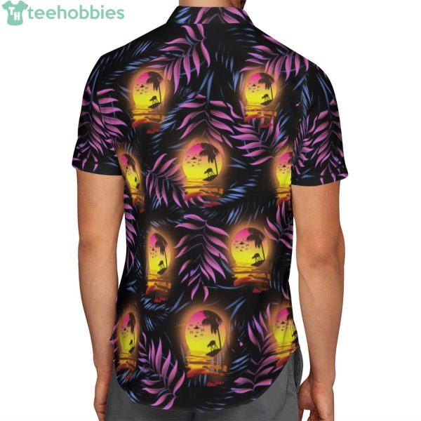 Star Wars Moon Purple Floral Hawaiian Shirtproduct photo 1