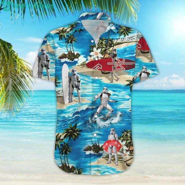 Star Wars Stormtrooper Surfing Hawaiian Shirtproduct photo 2