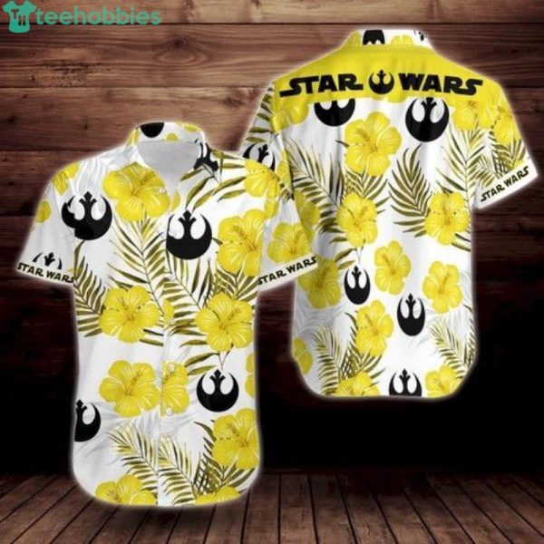 Star Wars Tropical Flower Short Sleeve Hawaiian Shirtproduct photo 1
