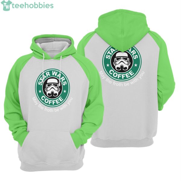 Starbucks Star Wars May The Froth Be With You 3D Hoodieproduct photo 1