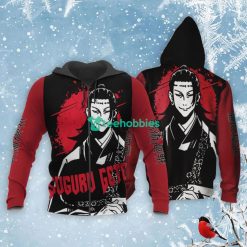 Suguru Geto All Over Printed 3D Shirt Custom Jujutsu Kaisen Anime Fans Monochrome Product Photo 1