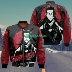 Suguru Geto All Over Printed 3D Shirt Custom Jujutsu Kaisen Anime Fans Monochrome Product Photo 4
