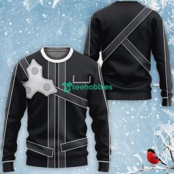 Sword Art Online Kirito Uniform All Over Printed 3D Shirt Anime Fans Product Photo 2