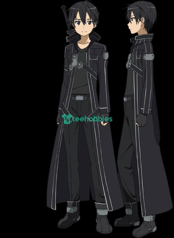 Sword Art Online Kirito Uniform All Over Printed 3D Shirt Anime Fans Product Photo 7
