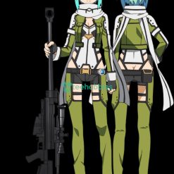 Sword Art Online Shino Asada Uniform All Over Printed 3D Shirt Anime Fans Product Photo 7