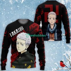 Takashi Mitsuya All Over Printed 3D Shirt Custom Anime Fans Tokyo Revengers Product Photo 2