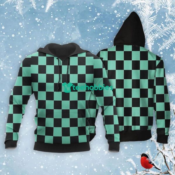 Tanjiro All Over Printed 3D Shirt Uniform Costume Anime Fans Kimetsu Product Photo 3