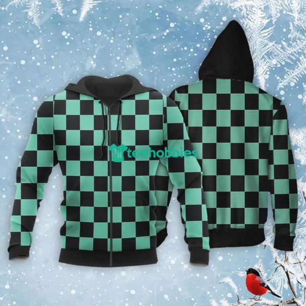 Tanjiro All Over Printed 3D Shirt Uniform Costume Anime Fans Kimetsu Product Photo 1