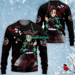 Tanjiro Kamado All Over Printed 3D Shirt Custom Kimetsu Anime Japan Style Product Photo 2