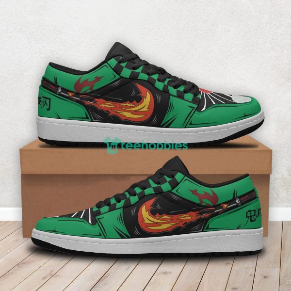 Tanjiro Kamado Sun Breathing Shoes Demon Slayer Custom Anime Air Jordan Low Top Shoesproduct photo 1