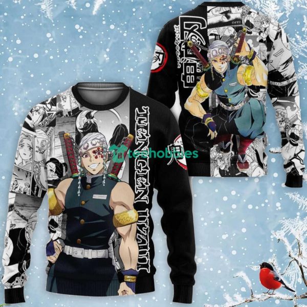 Tengen Uzui All Over Printed 3D Shirt Custom Kimetsu Anime Manga Style Product Photo 2
