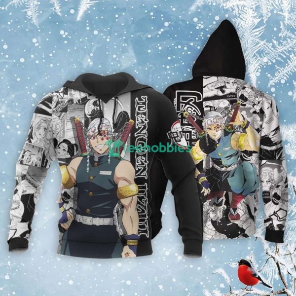 Tengen Uzui All Over Printed 3D Shirt Custom Kimetsu Anime Manga Style Product Photo 3