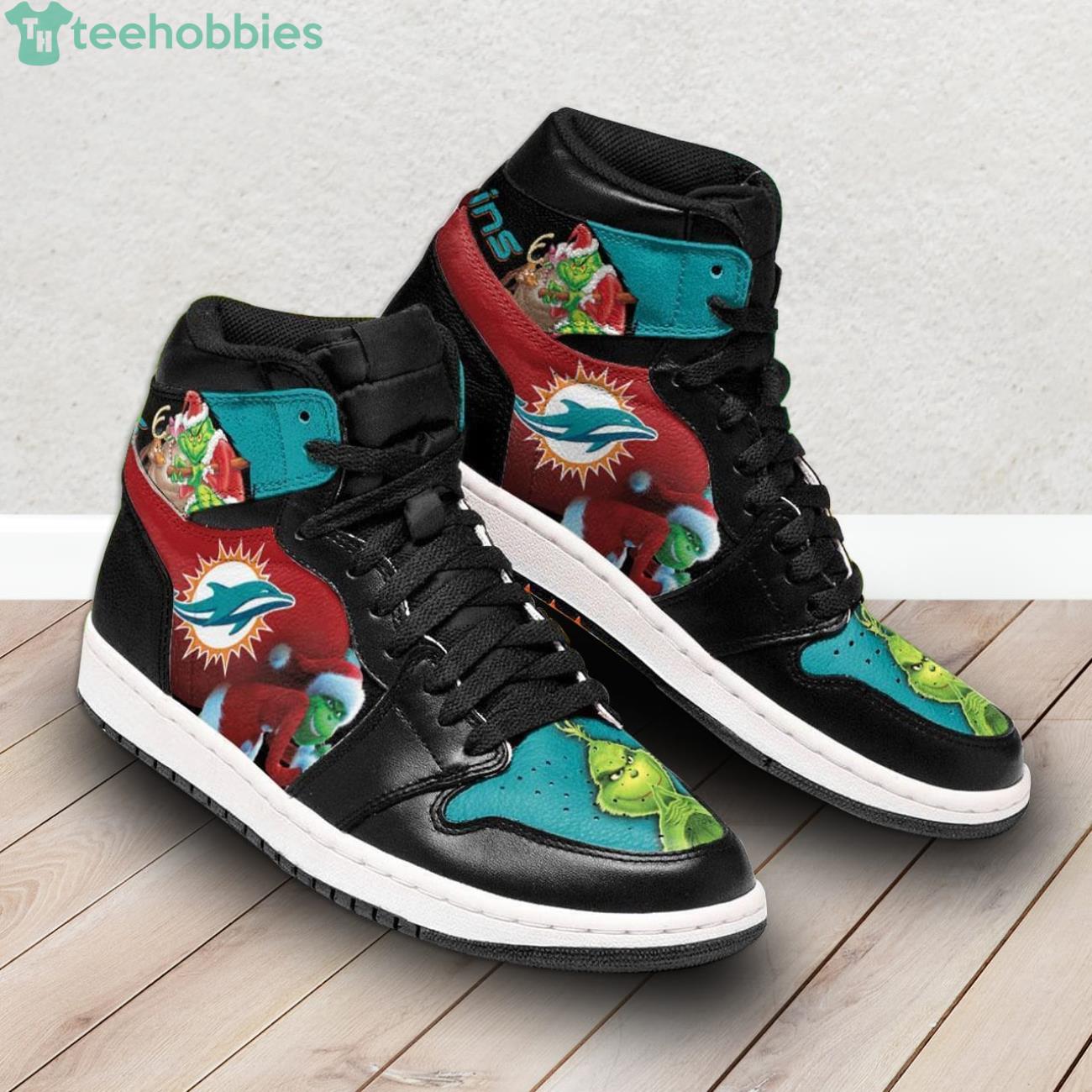 The Grinch Miami Dolphins Nfl Air Jordan Sneaker Shoes