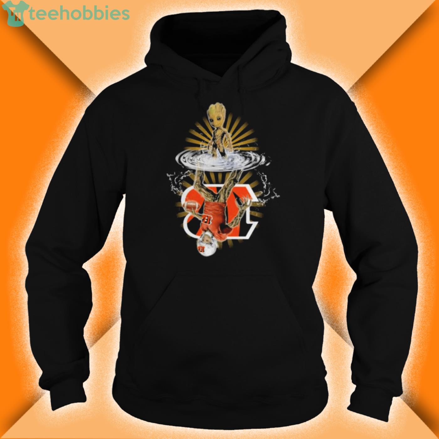 The Groot Cincinnati Bengals Logo Water Reflection 2022 Shirt Product Photo 4 The Groot Cincinnati Bengals Logo Water Reflection 2022 Shirt Product Photo 4