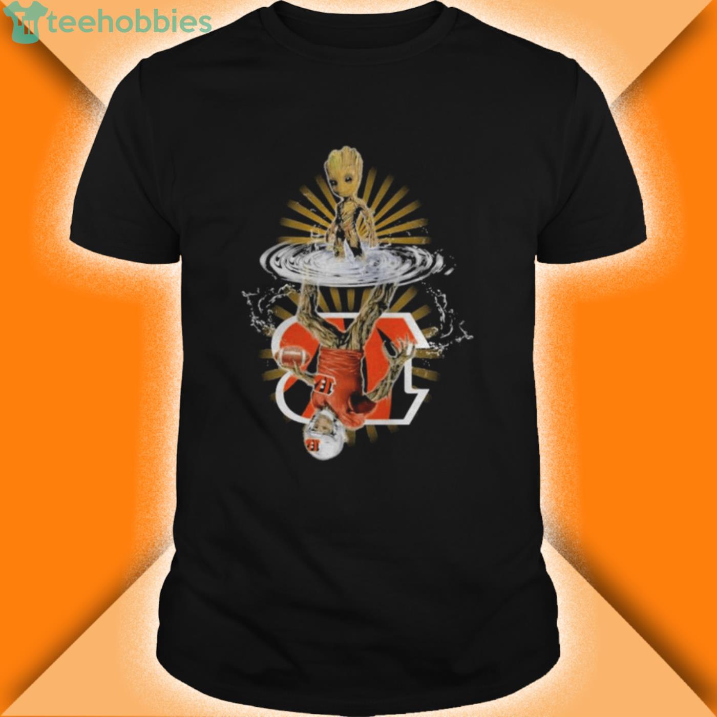 The Groot Cincinnati Bengals Logo Water Reflection 2022 Shirt Product Photo 1 The Groot Cincinnati Bengals Logo Water Reflection 2022 Shirt Product Photo 1
