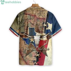 The Lone Star State Texas Short Sleeves Hawaiian Shirt image The Lone Star State Texas Short Sleeves Hawaiian Shirtproduct photo 2