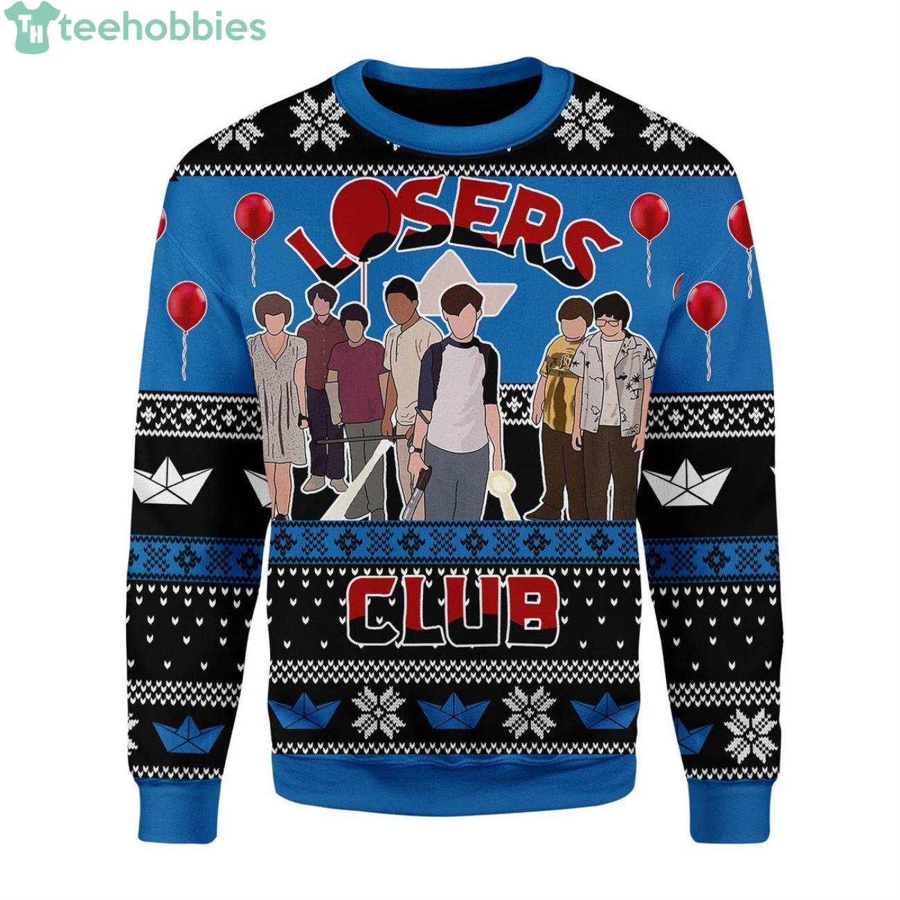 The Losers Club Ugly Christmas Sweater Product Photo 1 The Losers Club Ugly Christmas Sweater Product Photo 1