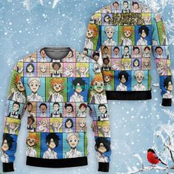 The Promised Neverland All Over Printed 3D Shirt Characters Custom Anime Fans Product Photo 2