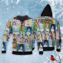 The Promised Neverland All Over Printed 3D Shirt Characters Custom Anime Fans Product Photo 1