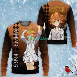 The Promised Neverland Emma All Over Printed 3D Shirt Anime Fans Product Photo 2