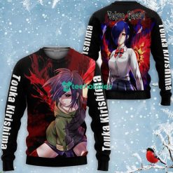 Tokyo Ghoul Touka Kirishima All Over Printed 3D Shirt Anime Lover Product Photo 2
