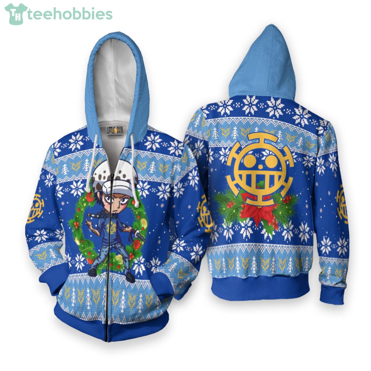 Trafalgar Law One Piece Merry Christmas Ugly Sweater