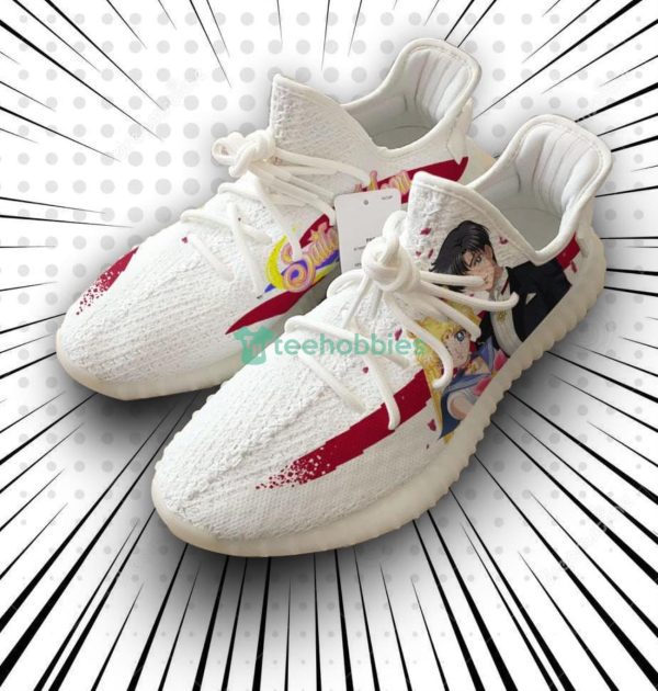 Tuxedo Mask x Sailor Moon Custom Anime Yeezy Shoes For Fans Product Photo 1
