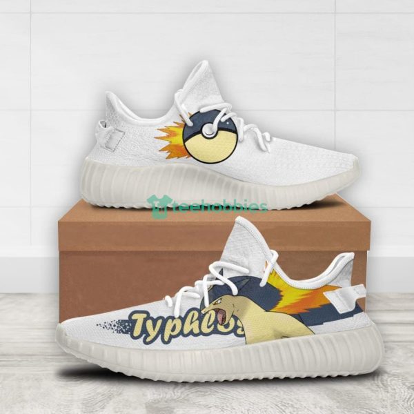 Typhlosion Custom Pokemon Anime Yeezy Shoes For Fans Product Photo 2