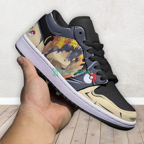 Typhlosion Pokemon Anime Custom Air Jordan Low Top Shoesproduct photo 4