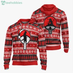 Uchiha Clan Custom Naruto Anime Fans Ugly Christmas Sweater Hoodie Product Photo 3