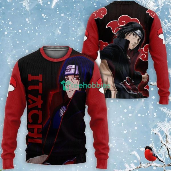 Uchiha Itachi All Over Printed 3D Shirt Akatsuki Anime Fans Product Photo 2