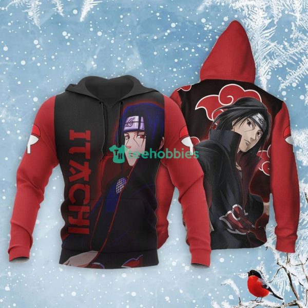 Uchiha Itachi All Over Printed 3D Shirt Akatsuki Anime Fans Product Photo 3