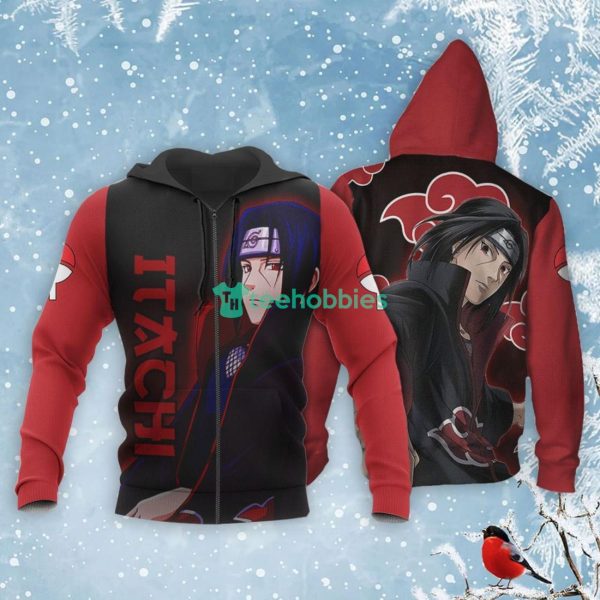 Uchiha Itachi All Over Printed 3D Shirt Akatsuki Anime Fans Product Photo 1