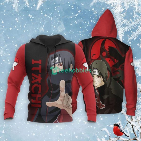 Uchiha Itachi All Over Printed 3D Shirt Sharingan Eyes Anime Fans Product Photo 3