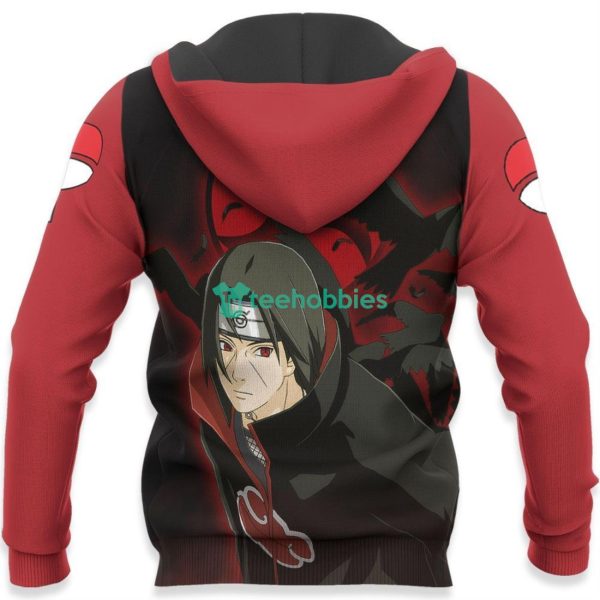 Uchiha Itachi All Over Printed 3D Shirt Sharingan Eyes Anime Fans Product Photo 5